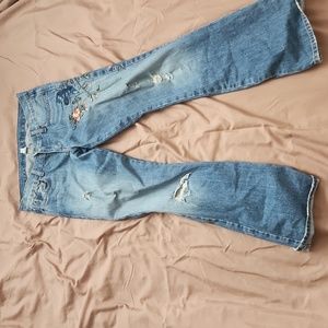 Abercrombie Embroidered Jeans, size 8